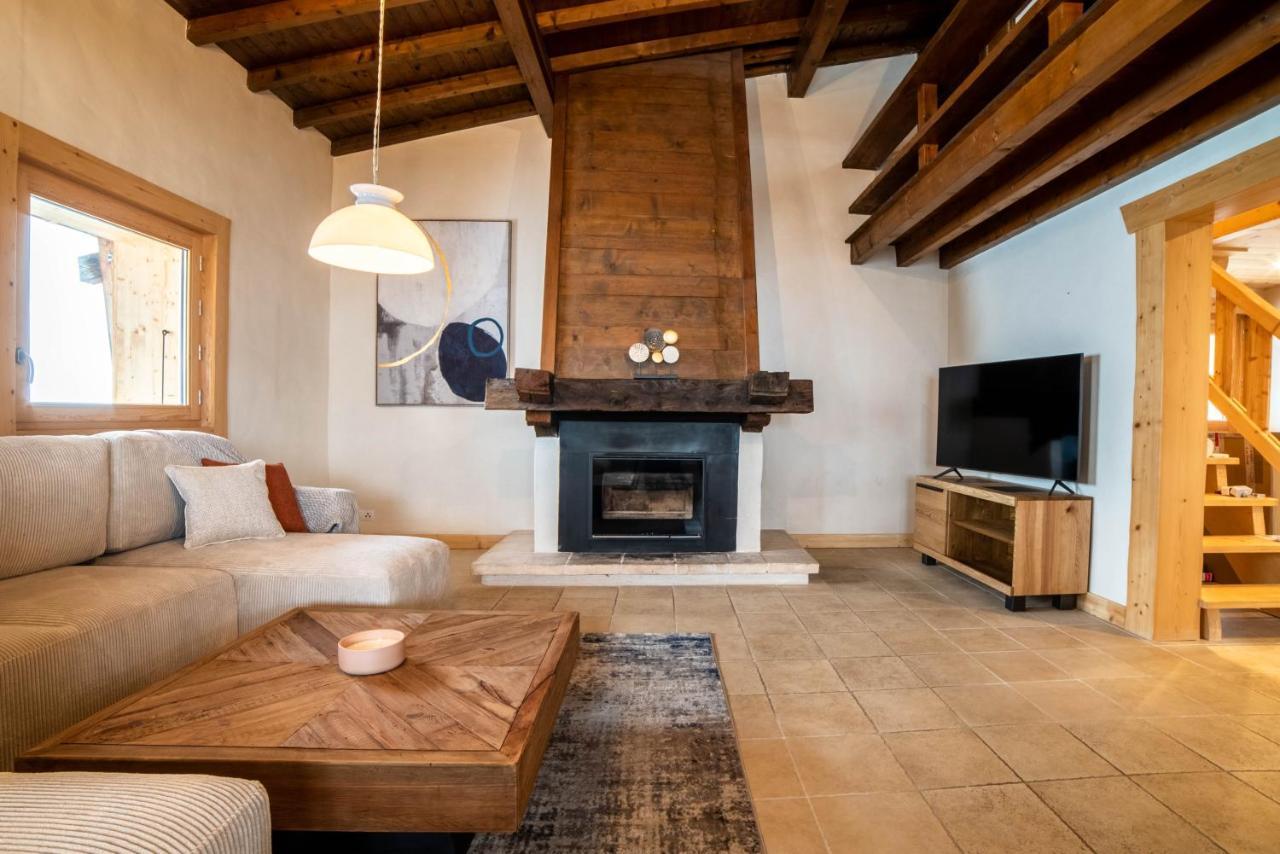 Chalet Vue Mont-Blanc, +4 Chambres, Cheminee Megeve Exterior photo